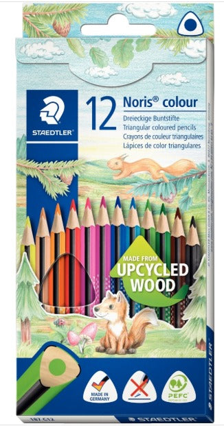 Étui de 12 crayons de couleur Noris Colour