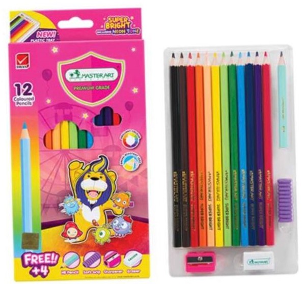 Pochette de crayons de couleur (12)