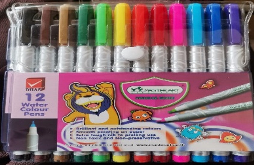 Feutres fins plusieurs couleurs