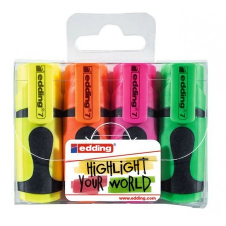 Surligneurs 4 couleurs