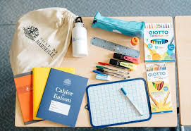 Liste des fournitures