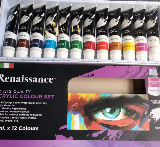 Box of water-based paint (gouache)