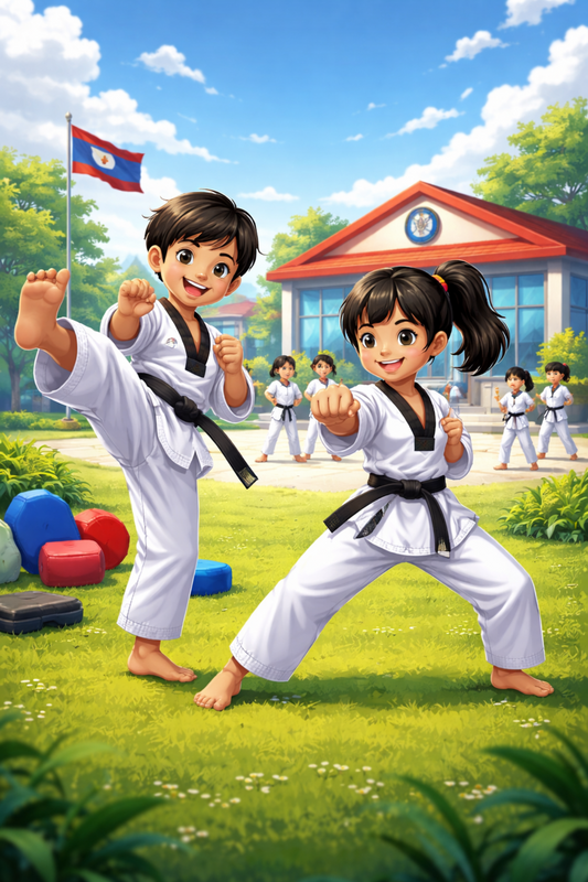 15h30/16h30 JEUDI -Taekwondo (en Lao) (CE1-CE2)